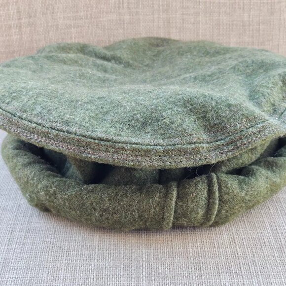Chitral Hat Hanmade Green Wool Warm Round Men Hat Traditional Toppi Cap - Picture 2 of 11